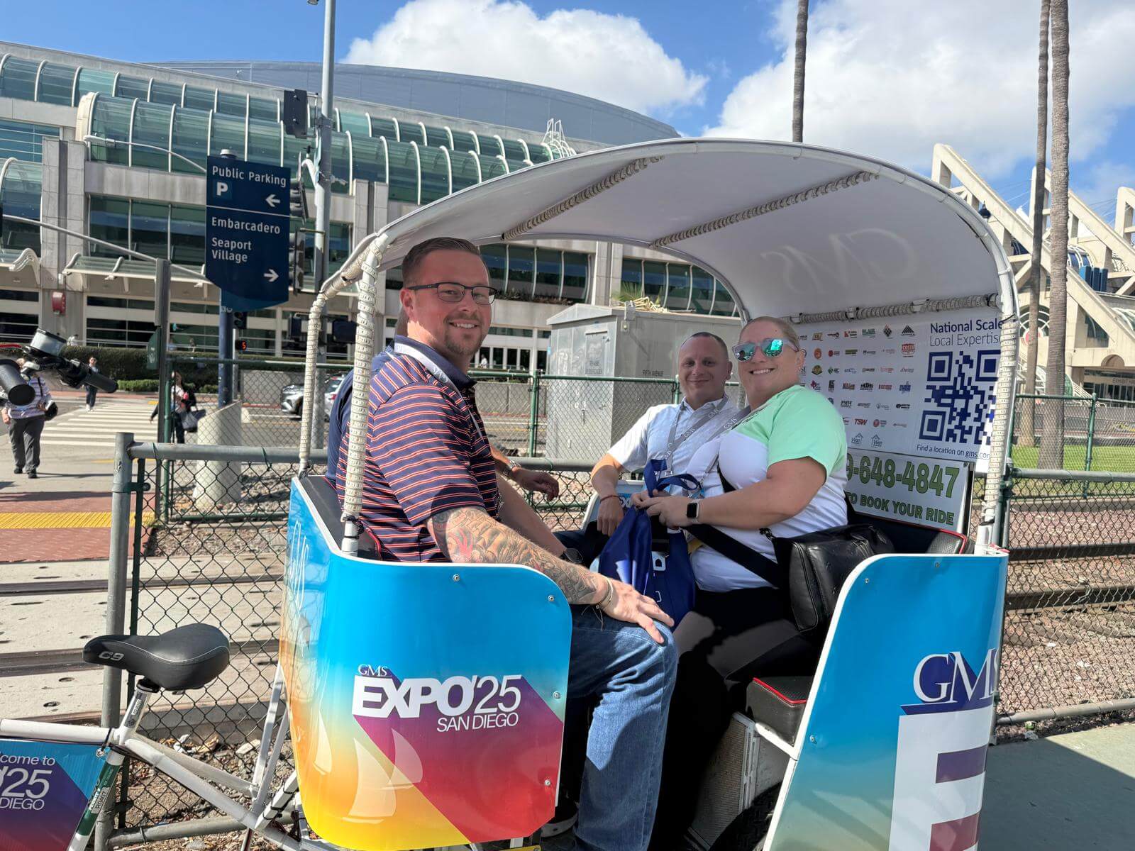 Free Rides Convention BIO Convention Pedicab Sponsorship San Diego | Elite Pedicabs